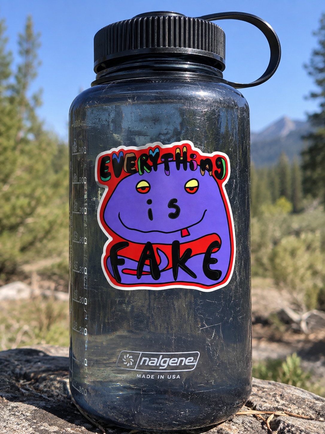 FAKE Sticker | 5.5" Vinyl Die-Cut Sticker