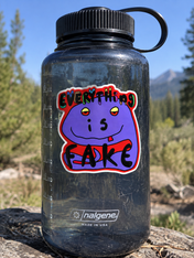 FAKE Sticker | 5.5" Vinyl Die-Cut Sticker