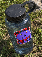 FAKE Sticker | 5.5" Vinyl Die-Cut Sticker