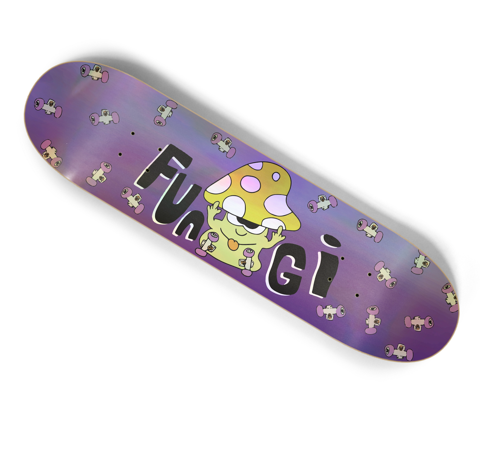 Hang Loose Truckerz Holographic Skateboard Deck - ZANY