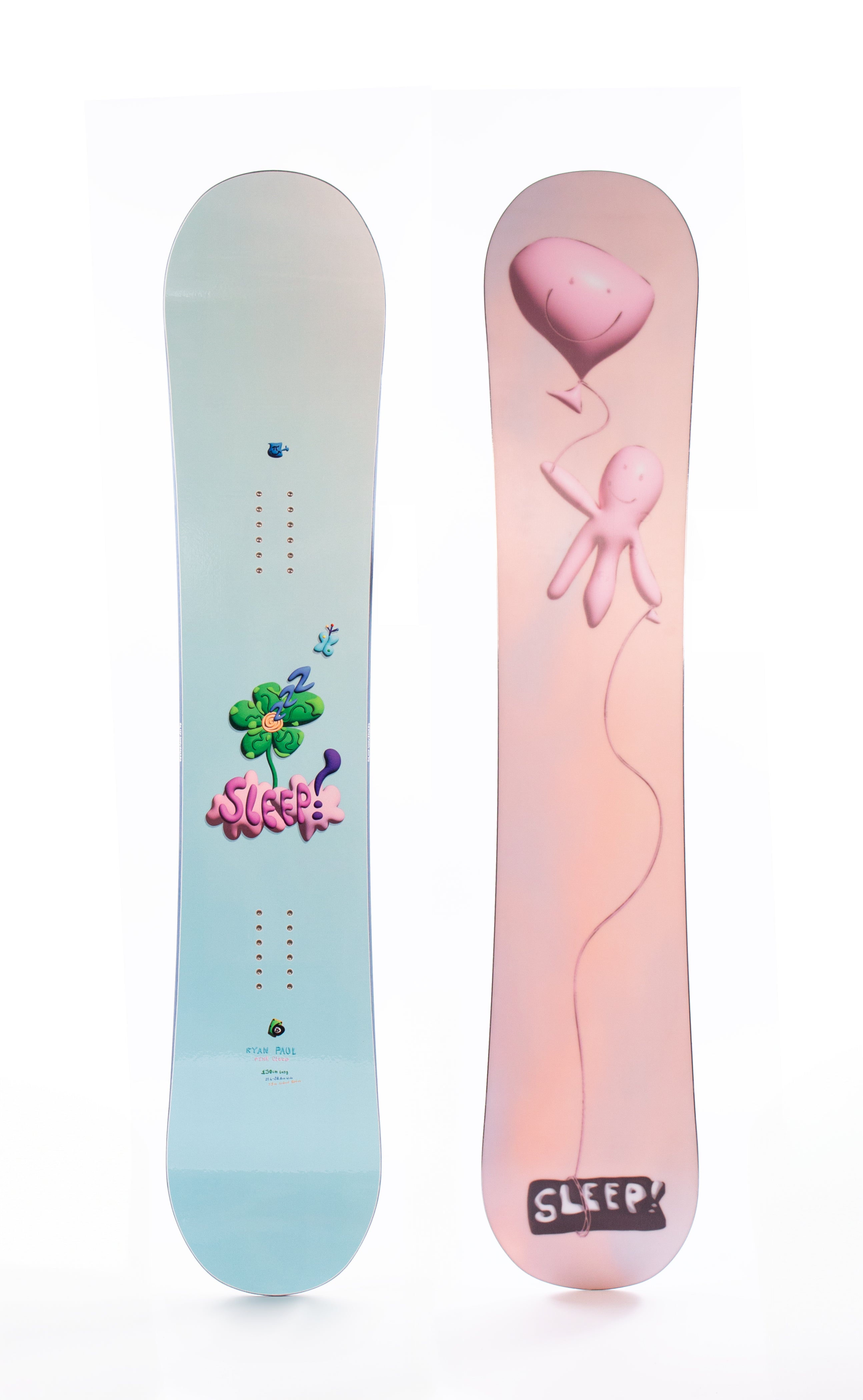 Pink Cloud 150cm Snowboard
