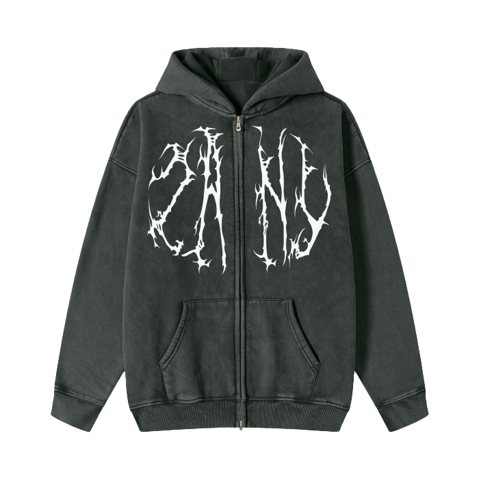 Z.O.T. Zany ZIP THICK HOODIE - ZANY